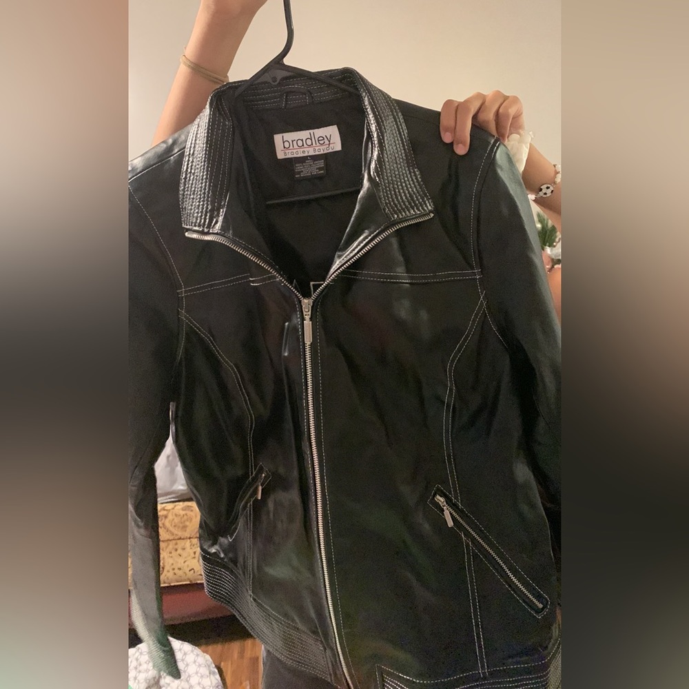 Black Bradley leather jacket